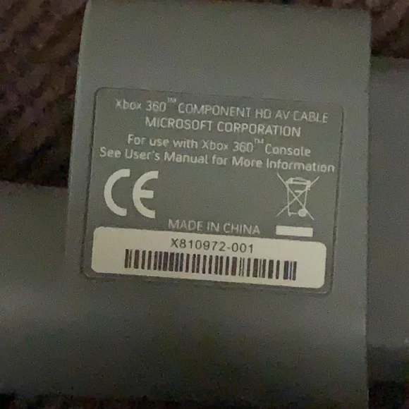 Xbox 360 component HD AV cable - Picture 2 of 2